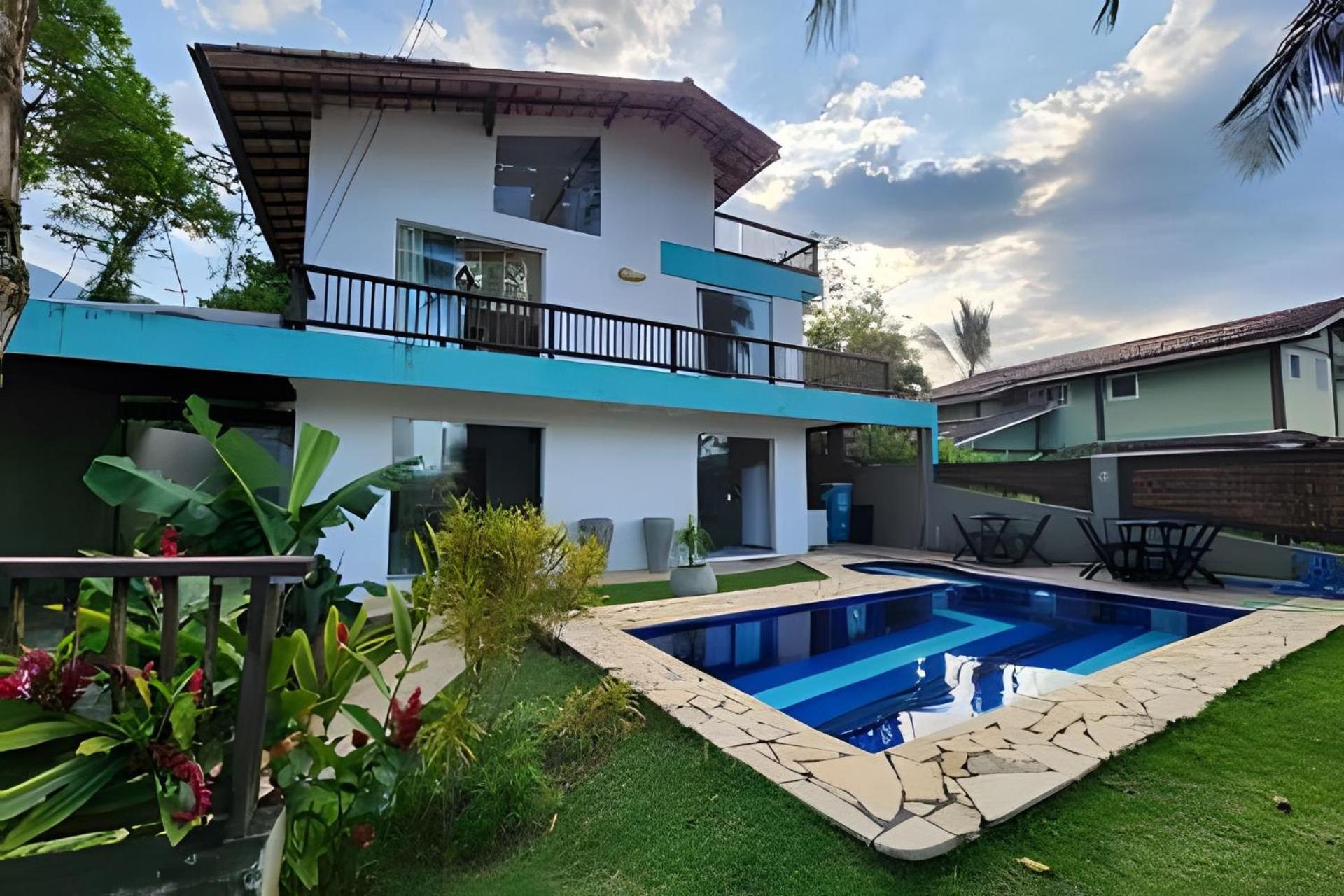 Bela Casa De 4 Suites Com Piscina E Vista - Curral Илябела Екстериор снимка